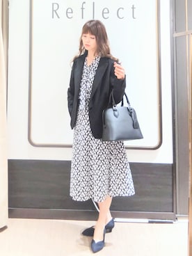 「Reflect（リフレクト）のアイテム」を使った、Chiiさん（レディース・159cm）の秋コーディネート