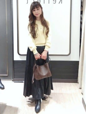 「Reflect（リフレクト）のアイテム」を使った、Chiiさん（レディース・100cm）の冬コーディネート