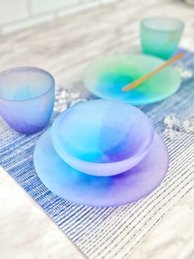 「アイテム（食器）」を使った、okomeさん（レディース・100cm）の春コーディネート
