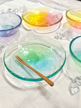 「アイテム（食器）」を使った、okomeさん（レディース・164cm）の夏コーディネート