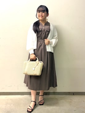 「tk.TAKEO KIKUCHI（ティーケータケオキクチ）のアイテム（トップス）」を使った、ころりさん（レディース・150cm）の春コーディネート