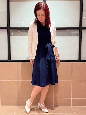 「ESPERANZA（エスペランサ）のアイテム」を使った、すみれさん（レディース・164cm）の夏コーディネート