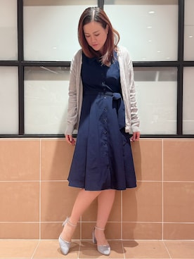 「ESPERANZA（エスペランサ）のアイテム」を使った、すみれさん（レディース・164cm）の秋コーディネート