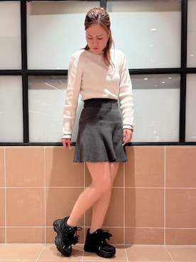 「ESPERANZA（エスペランサ）のアイテム」を使った、すみれさん（レディース・164cm）の春コーディネート
