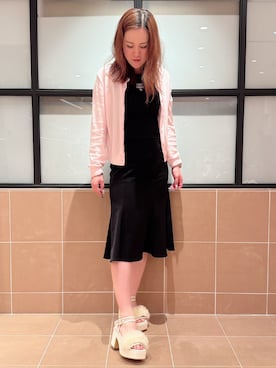 「ESPERANZA（エスペランサ）のアイテム」を使った、すみれさん（レディース・164cm）の春コーディネート
