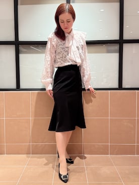 「ESPERANZA（エスペランサ）のアイテム」を使った、すみれさん（レディース・164cm）の春コーディネート