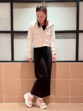 「ESPERANZA（エスペランサ）のアイテム」を使った、すみれさん（レディース・164cm）の春コーディネート
