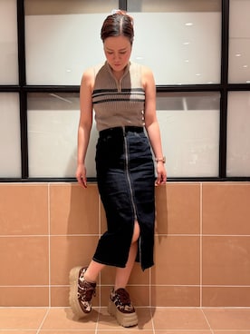 「ESPERANZA（エスペランサ）のアイテム」を使った、すみれさん（レディース・164cm）の秋コーディネート