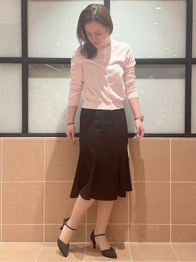 「ESPERANZA（エスペランサ）のアイテム」を使った、すみれさん（レディース・164cm）の春コーディネート