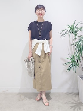 MUTSUKOさん(レディース・163cm)の春コーディネート