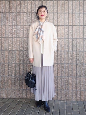 MUTSUKOさん（レディース・163cm）の冬コーディネート