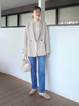 「OPAQUE.CLIP（オペークドットクリップ）のアイテム」を使った、MUTSUKOさん（レディース・163cm）の春コーディネート