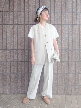 MUTSUKOさん(レディース・163cm)の夏コーディネート