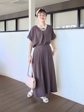 MUTSUKOさん(レディース・163cm)の春コーディネート