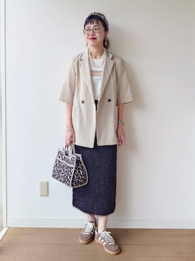 MUTSUKOさん(レディース・163cm)の夏コーディネート