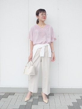 MUTSUKOさん（レディース・163cm・50代）の秋コーディネート