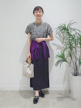 MUTSUKOさん(レディース・163cm)の夏コーディネート