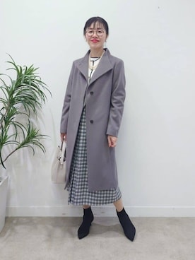 MUTSUKOさん(レディース・163cm)の冬コーディネート