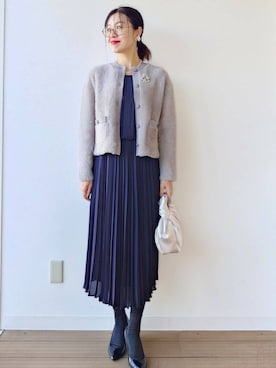 MUTSUKOさん（レディース・163cm）の冬コーディネート