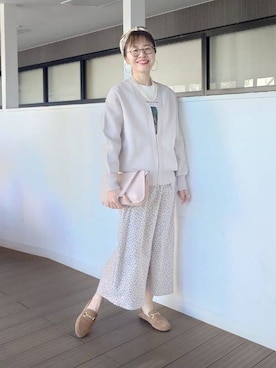 「SOUP（スープ）のアイテム（トップス）」を使った、MUTSUKOさん（レディース・163cm）の冬コーディネート