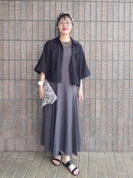 MUTSUKOさん(レディース・163cm)の夏コーディネート