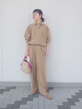 MUTSUKOさん(レディース・163cm)の夏コーディネート