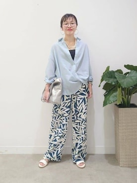 「MILOS（ミロス）のアイテム」を使った、MUTSUKOさん（レディース・163cm）の春コーディネート