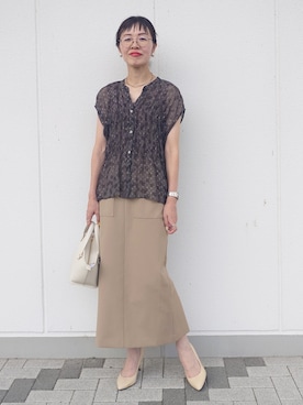 MUTSUKOさん(レディース・163cm)の夏コーディネート