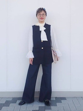 MUTSUKOさん(レディース・163cm)の冬コーディネート