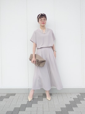 MUTSUKOさん(レディース・163cm)の夏コーディネート