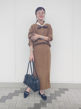 MUTSUKOさん（レディース・163cm）の秋コーディネート