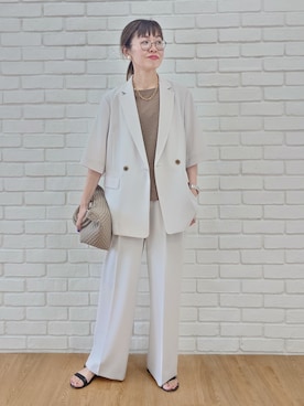 MUTSUKOさん(レディース・163cm)の夏コーディネート