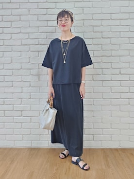 MUTSUKOさん（レディース・163cm・50代）の秋コーディネート
