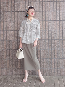 MUTSUKOさん(レディース・163cm)の夏コーディネート