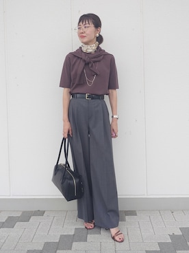 MUTSUKOさん（レディース・163cm・50代）の夏コーディネート