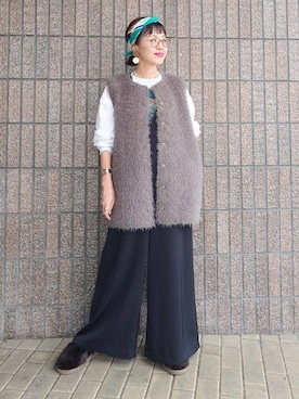 MUTSUKOさん（レディース・163cm）の秋コーディネート
