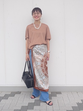 MUTSUKOさん（レディース・163cm・50代）の夏コーディネート