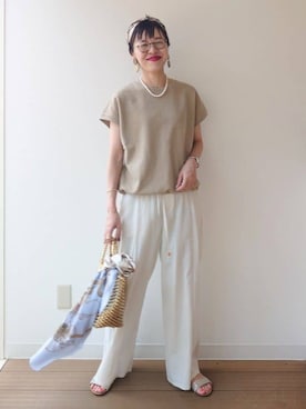 MUTSUKOさん(レディース・163cm)の夏コーディネート