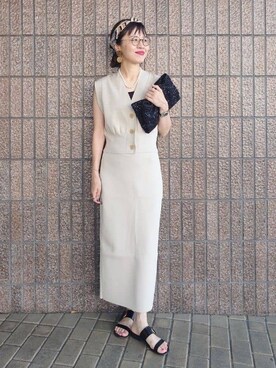 MUTSUKOさん(レディース・163cm)の夏コーディネート