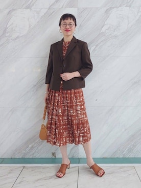 MUTSUKOさん(レディース・163cm)の春コーディネート