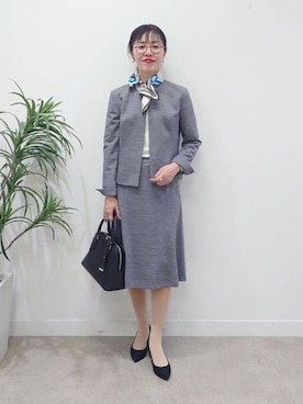 MUTSUKOさん（レディース・163cm）の冬コーディネート