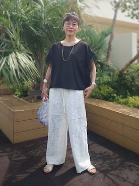 MUTSUKOさん(レディース・163cm)の夏コーディネート