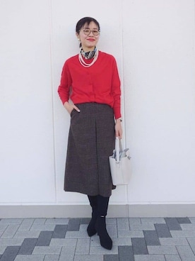 MUTSUKOさん(レディース・163cm)の冬コーディネート