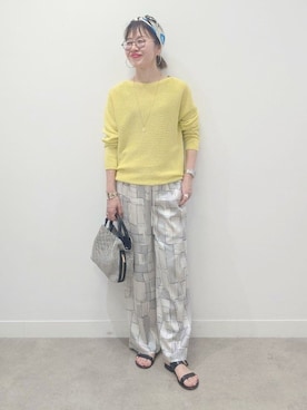 「Rubyrivet（ルビーリベット）のアイテム（アクセサリー）」を使った、MUTSUKOさん（レディース・163cm）の冬コーディネート