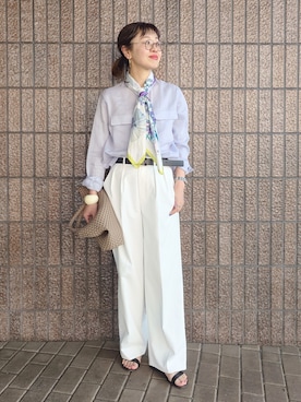 「UNTITLED（アンタイトル）のアイテム（バッグ）」を使った、MUTSUKOさん（レディース・163cm）の春コーディネート