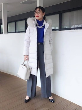 MUTSUKOさん(レディース・163cm)の冬コーディネート