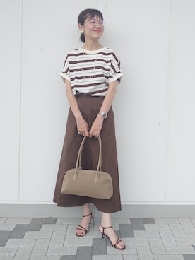 MUTSUKOさん（レディース・163cm）の夏コーディネート