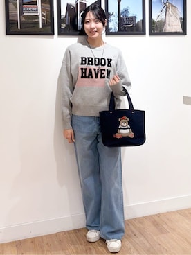 「SOUP（スープ）のアイテム（トップス）」を使った、Ririkaさん（レディース・162cm）の冬コーディネート