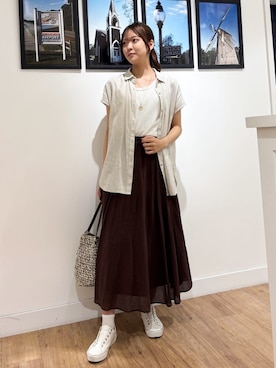 Ririkaさん(レディース・161cm)の夏コーディネート
