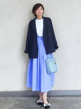 「index（インデックス）のアイテム（パンツ）」を使った、milkyさん（レディース・161cm）の春コーディネート